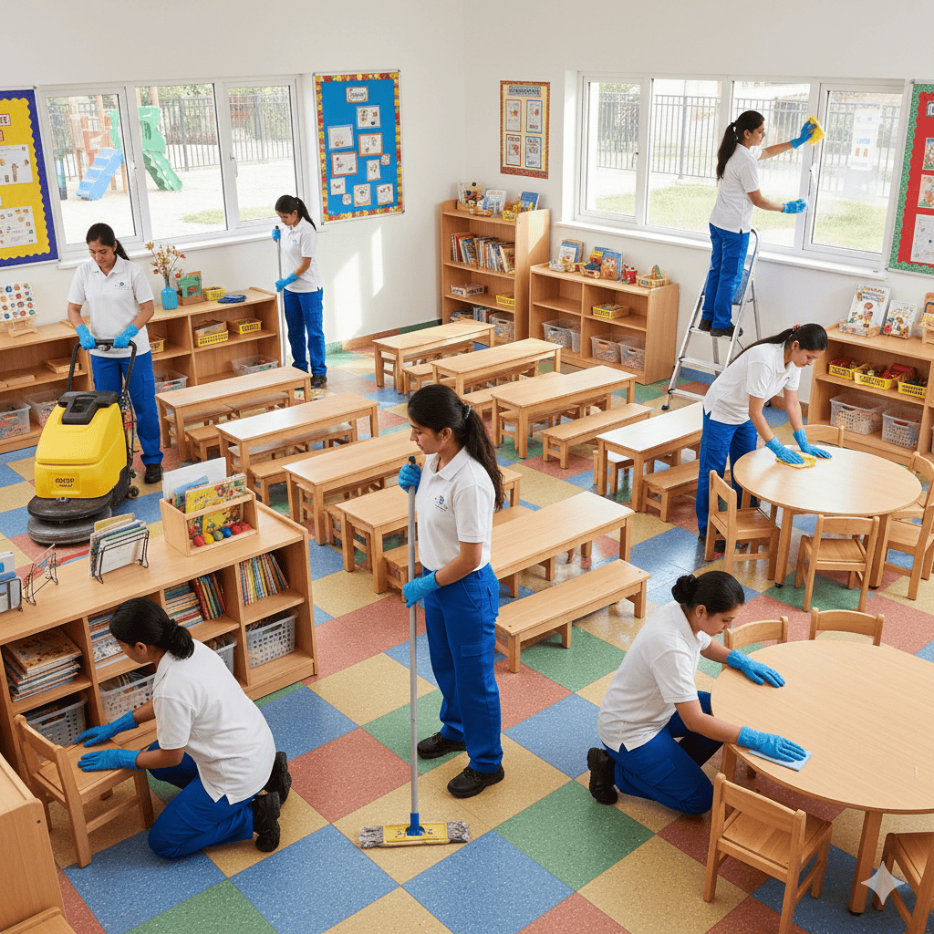 School Nursery Cleaning Dubai